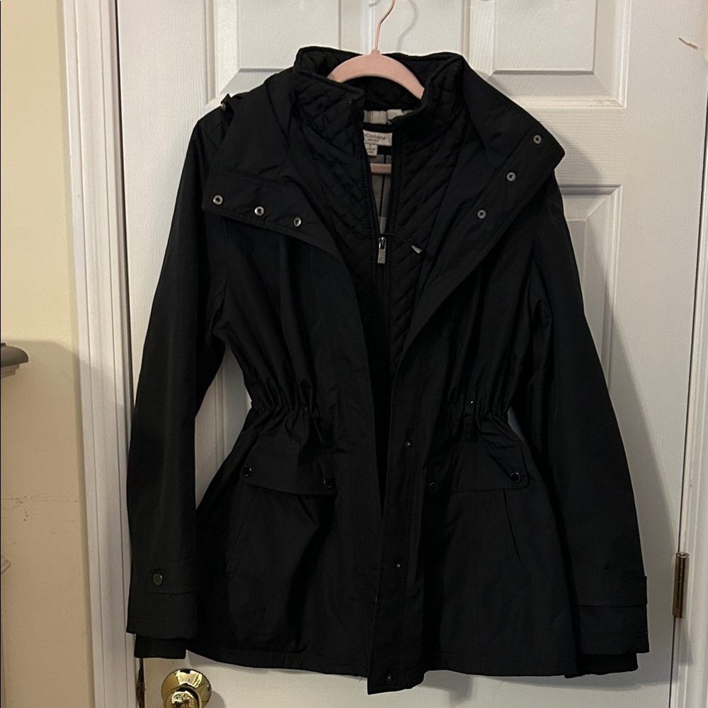 Liz Claiborne Black Utility Jacket